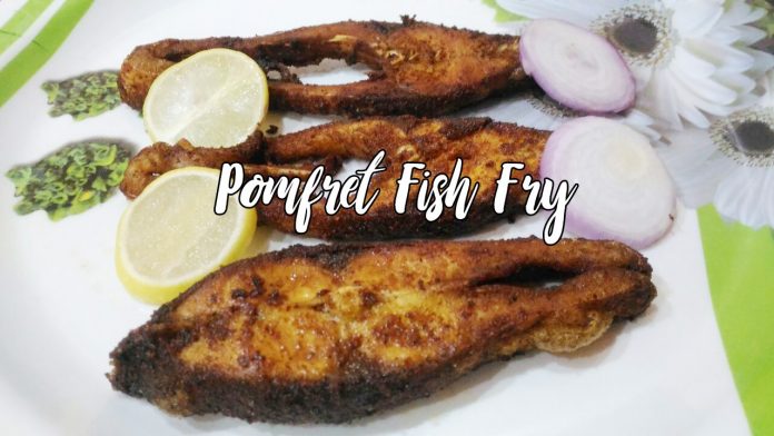 POMFRET FISH FRY VAVVAL MEEN VARUVAL