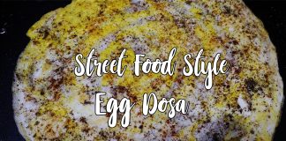 Street Food Style Egg Dosa