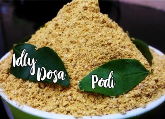 Idly Dosa Podi, Idly Dosa Chutney Powder, Idli Podi